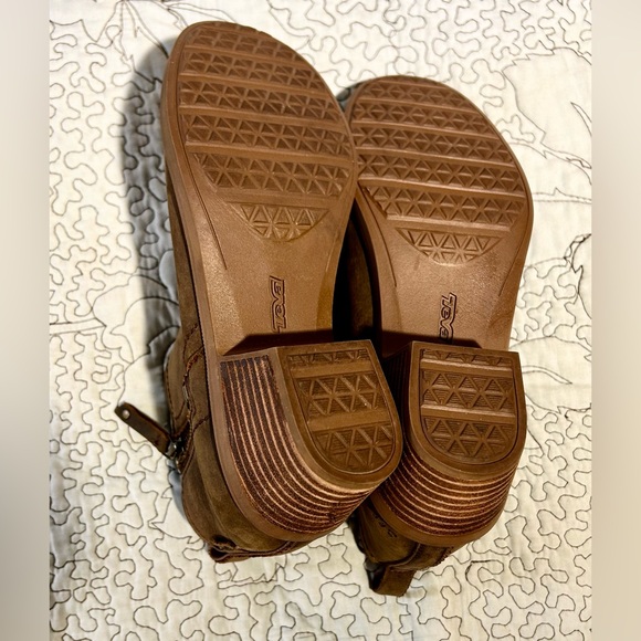 TEVA Anaya Side Zip Leather Ankle  Bootie in Brown 1120153 Women’s Sz 7 - Picture 12 of 14
